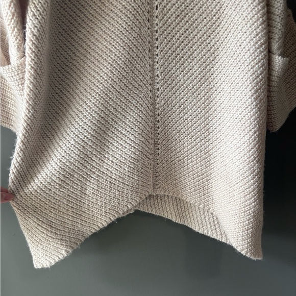 Vera Moda size small Cozy Cream EXTRA LARGE Cowl Neck Sweater, oversized, knit - Picture 3 of 6